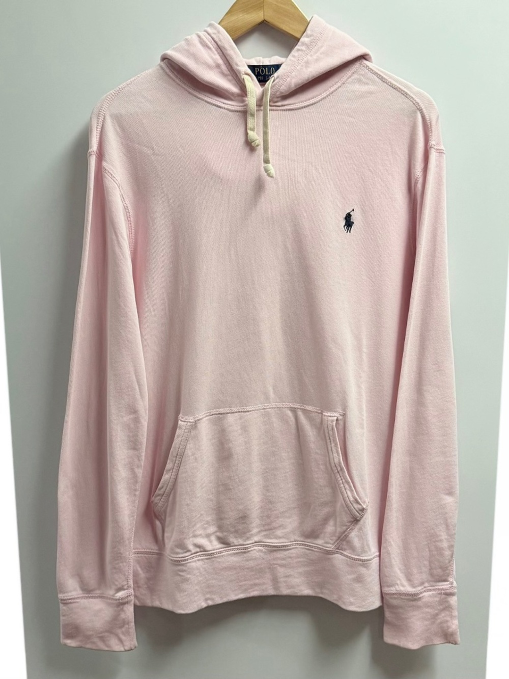 Polo Ralph Lauren Hoodie Pink with Navy Pony S